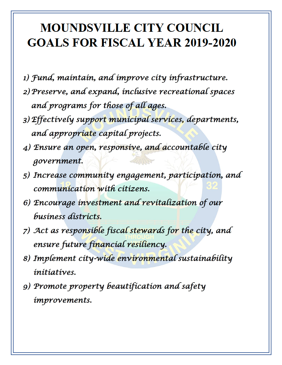 Image of City Council Goals